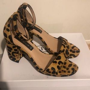 STEVEN by Steve Madden Leopard Print Heels